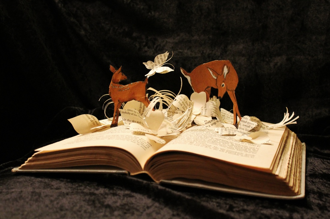 Красивая книга сказок. Книжные скульптуры Джоди Харви-Браун. Книжные герои. Композиция из книг. Сказочная книга.
